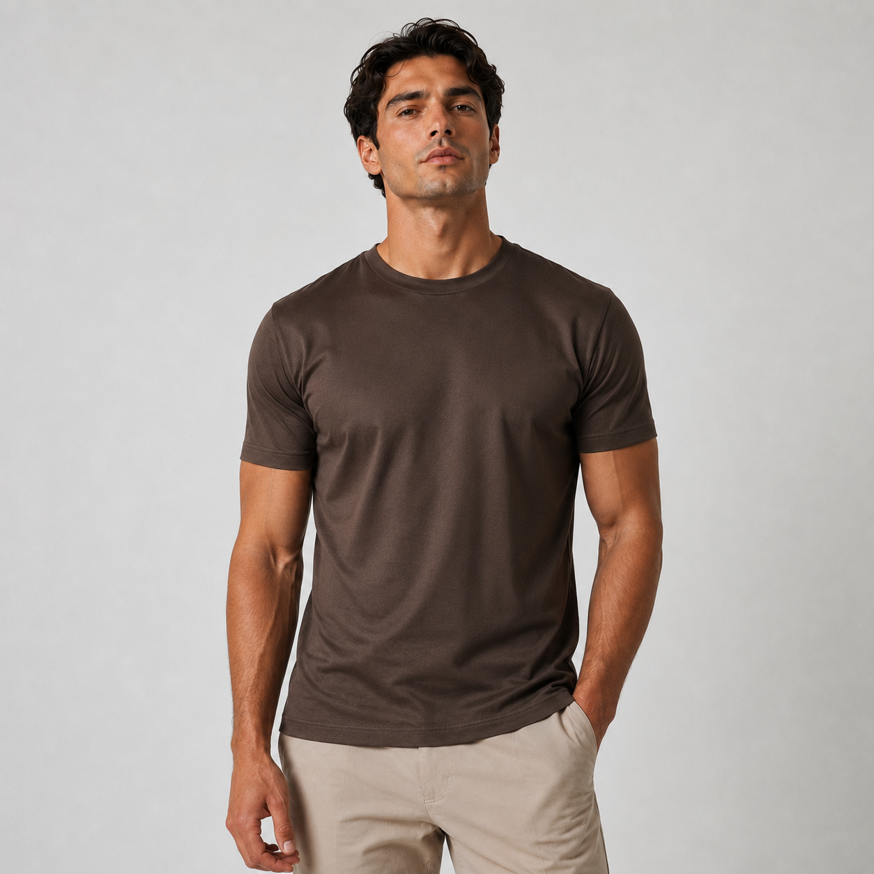 White Mercerized T-shirt
