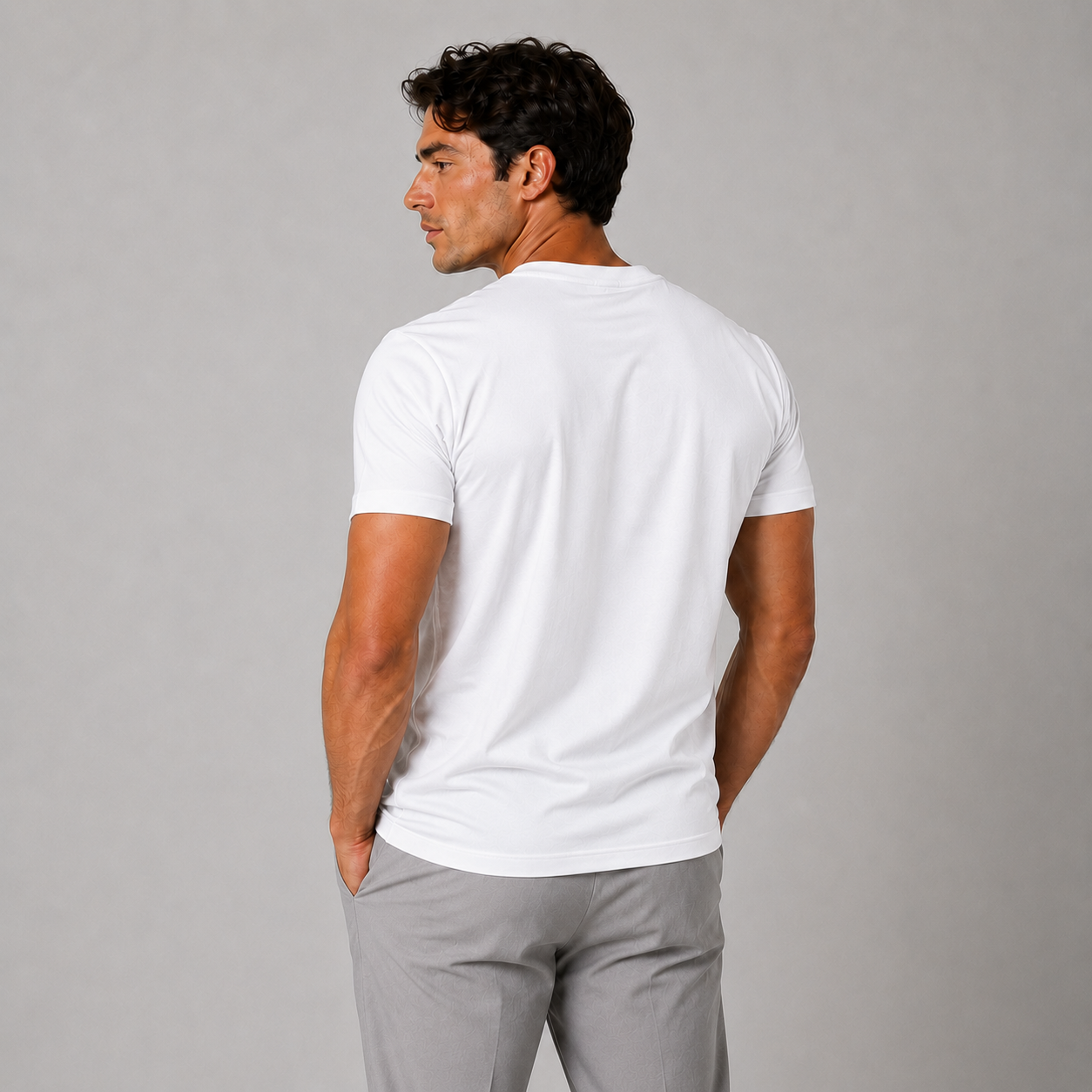 White Mercerized T-shirt